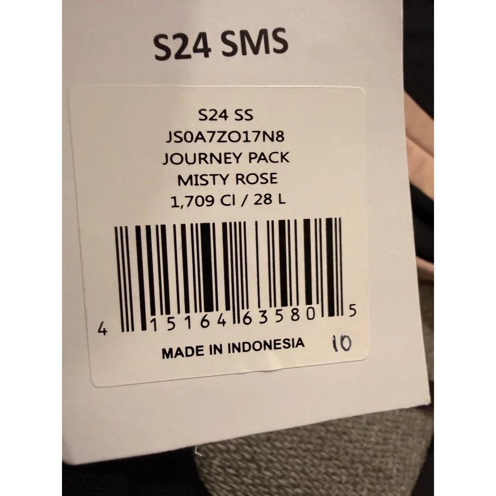 JanSport Journey Pack Misty Rose 28L Backpack JS0A7ZO17N8 Pink Black